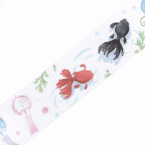 Washi Tape 15mm - Silver Foil Ennichi