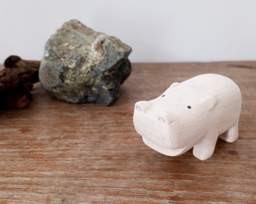 Wooden Animal - Hippopotamus