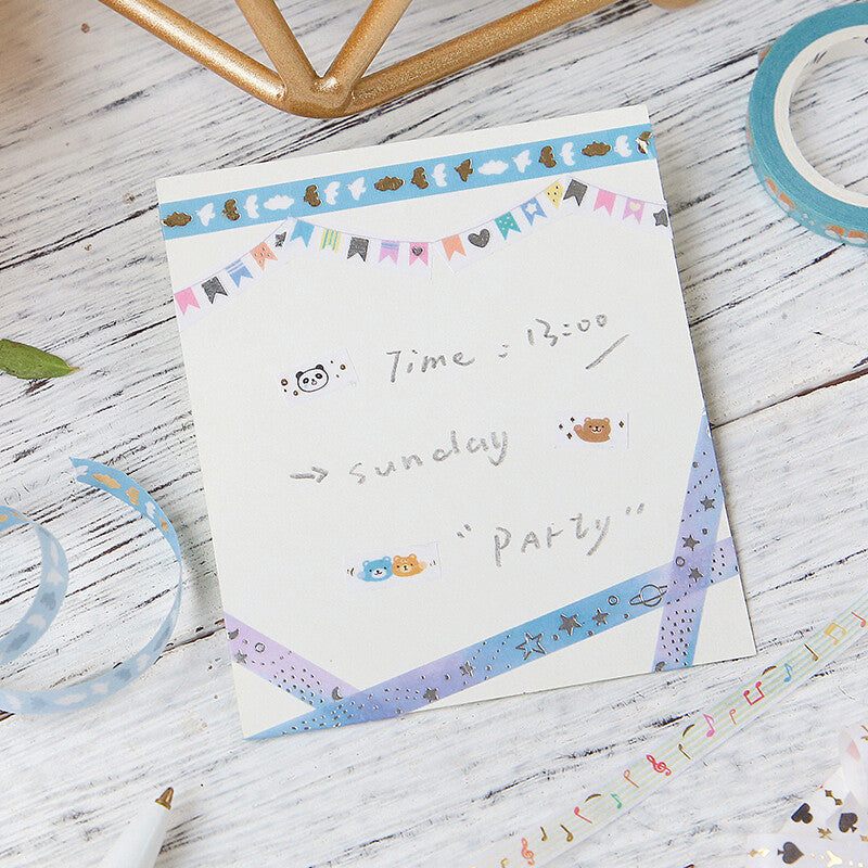 Washi Tape 5mm - Foil Stamping Galaxy