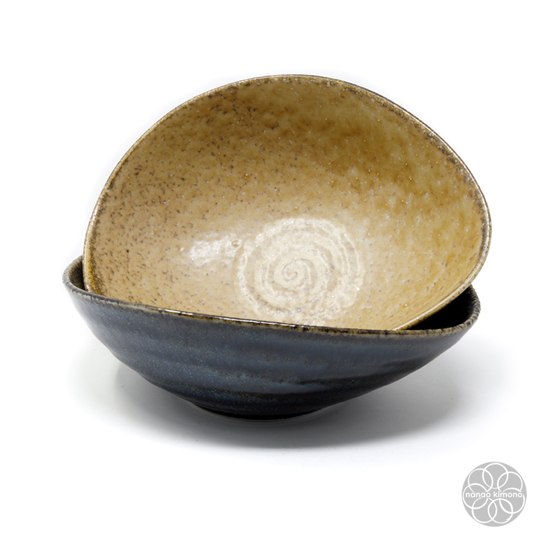 Bowl - Marine Blue Wavy