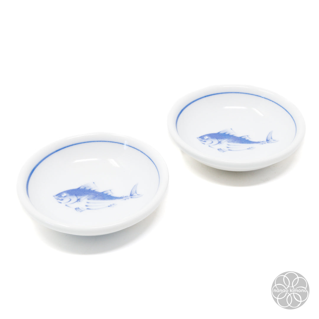 Soy Sauce Dish - Blue Fish