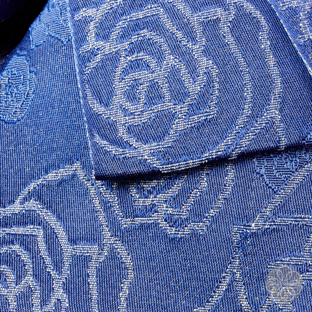 Women's Pre-tied Obi - Rose Indigo