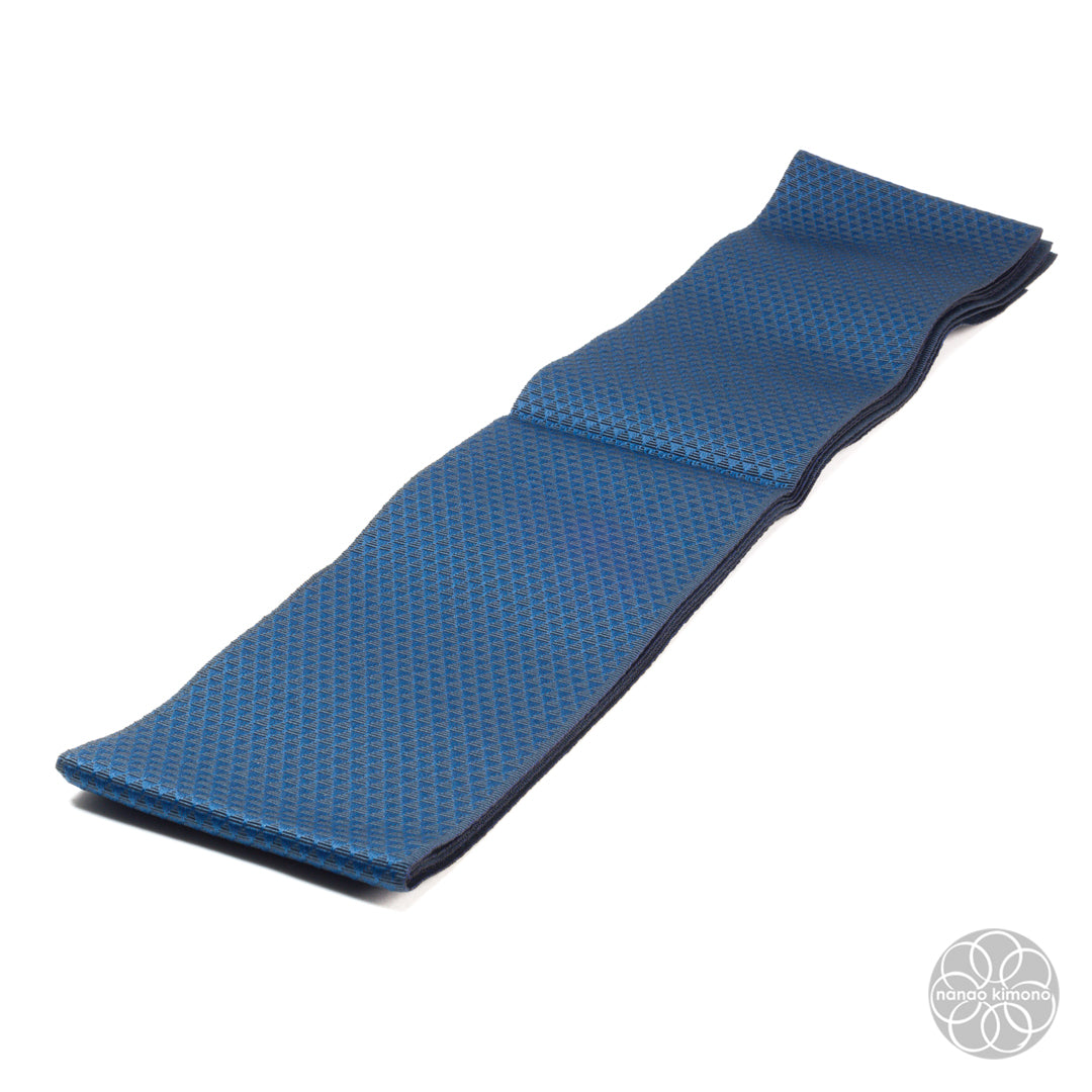 Men's Obi - Navy (triangle-woven)