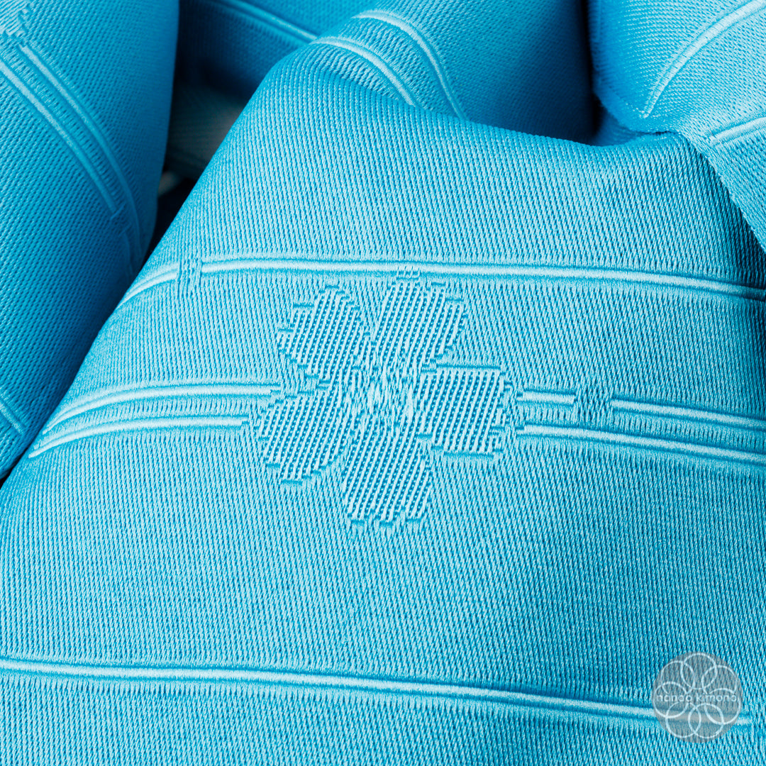 Women's Pre-tied Obi - Sakura Blue