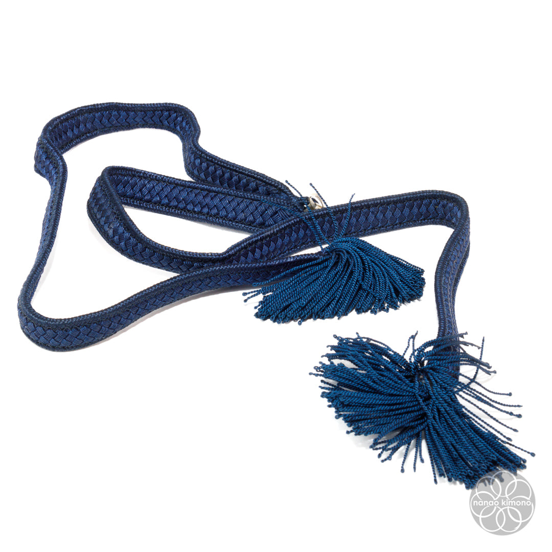 Men's Kimono Accessory - Haori Himo Navy