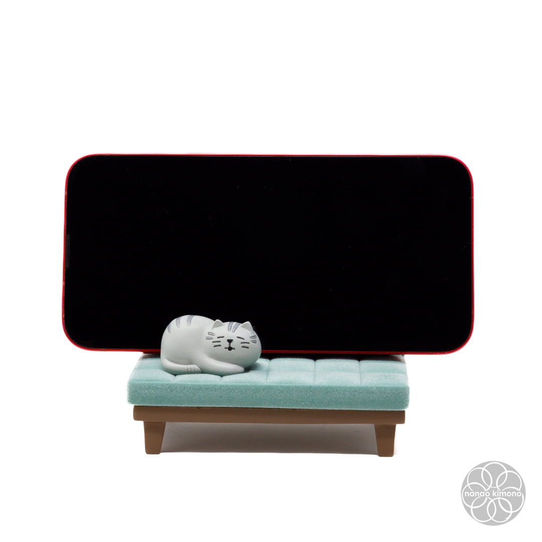 Phone Stand - Sofa Cat Blue