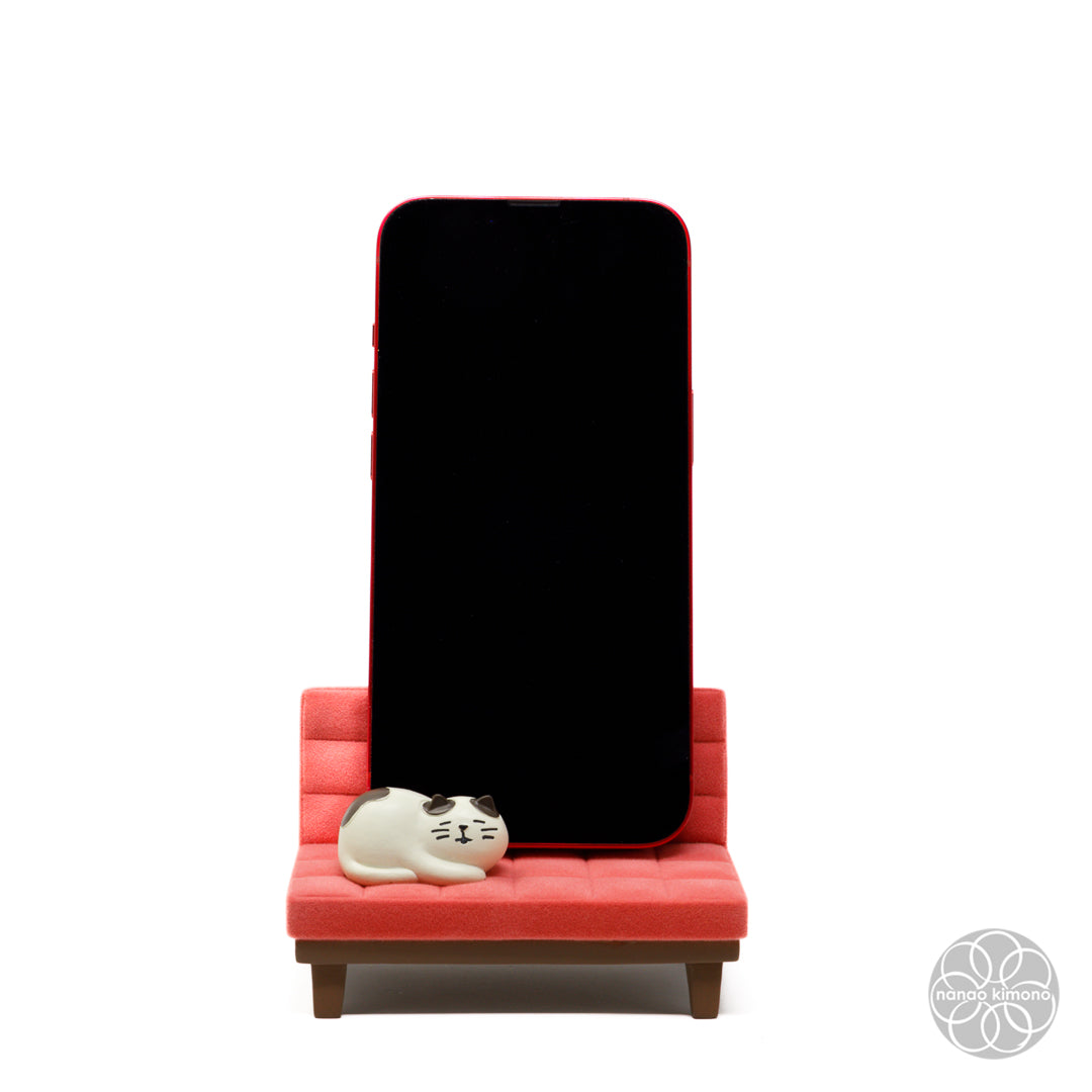 Phone Stand - Sofa Cat Pink