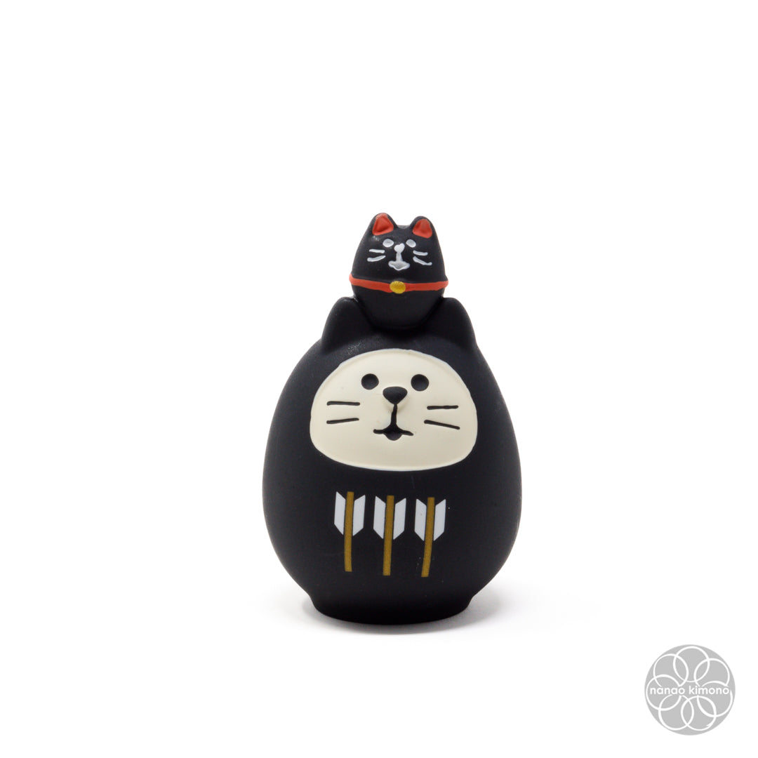 Miniature - Daruma Cat Black