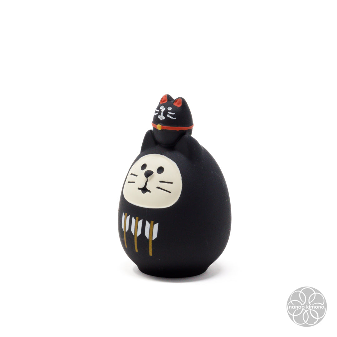 Miniature - Daruma Cat Black