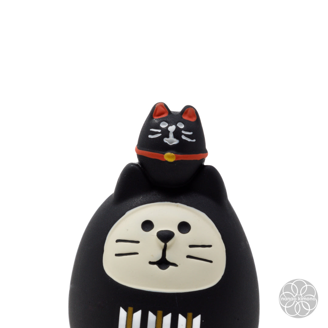 Miniature - Daruma Cat Black