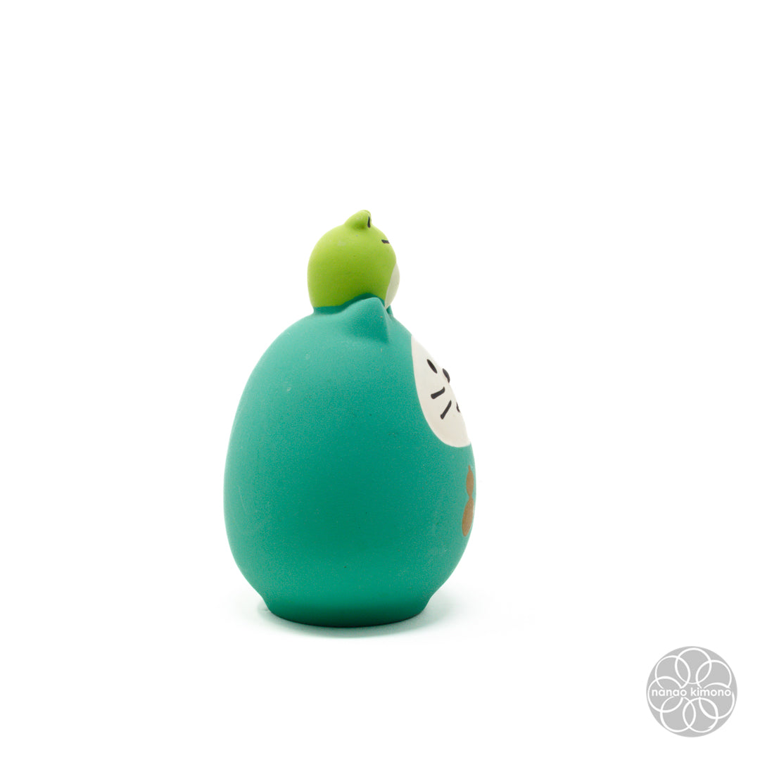 Miniature - Daruma Cat Green