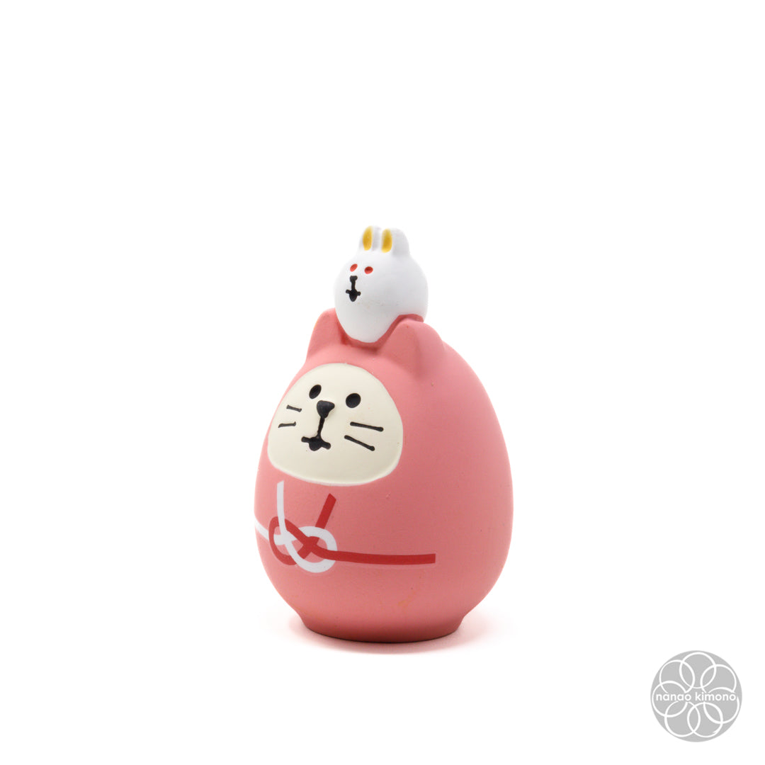 Miniature - Daruma Cat Pink