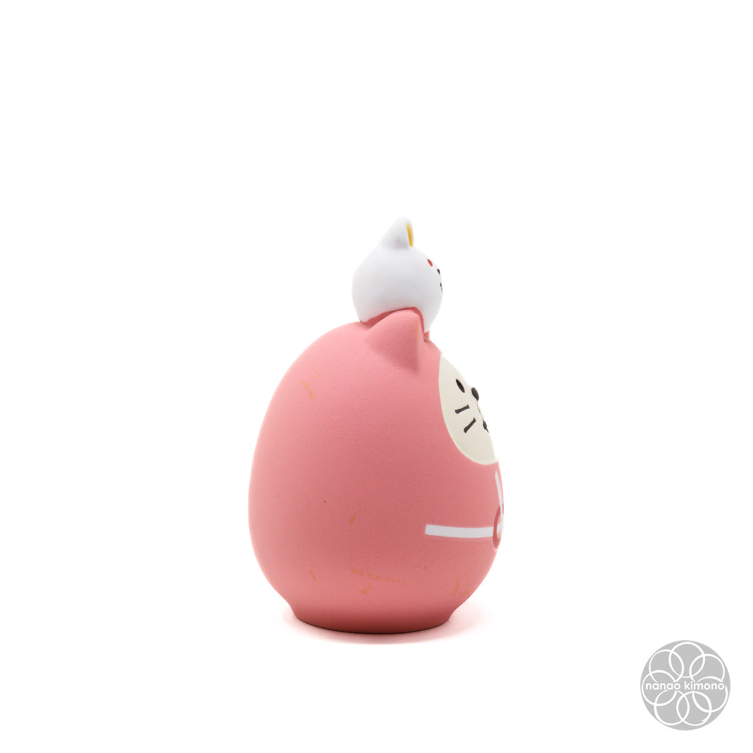 Miniature - Daruma Cat Pink