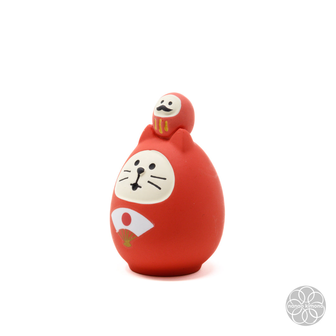 Miniature - Daruma Cat Red