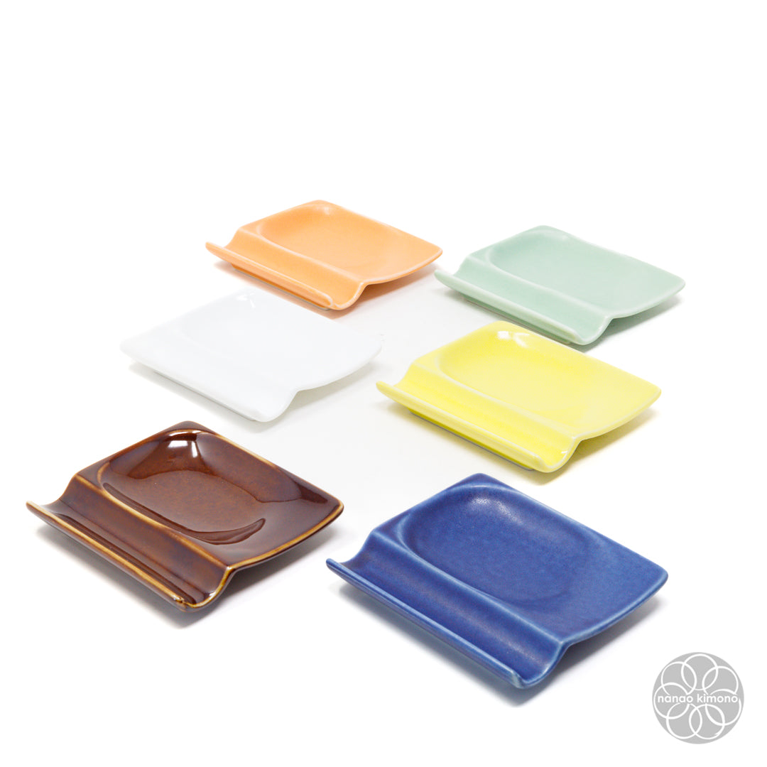 Soy Sauce Dish - Chopsticks Rest Orange