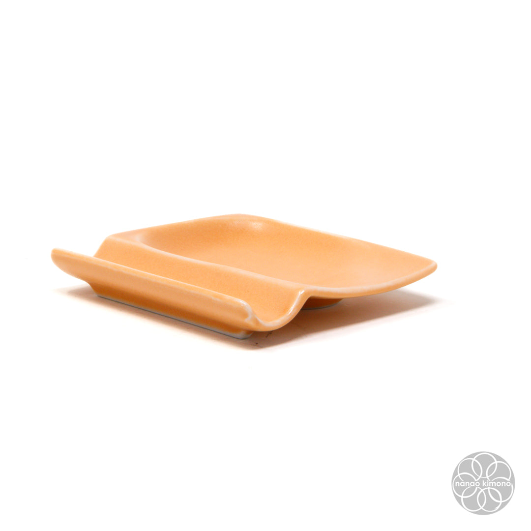 Soy Sauce Dish - Chopsticks Rest Orange