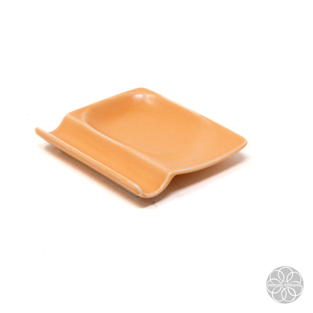 Soy Sauce Dish - Chopsticks Rest Orange