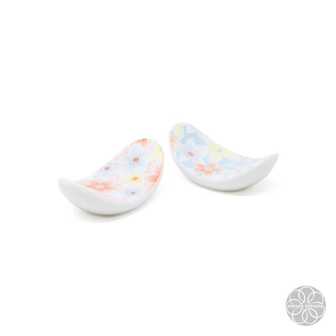 Chopstick Rest - Flowers Blue