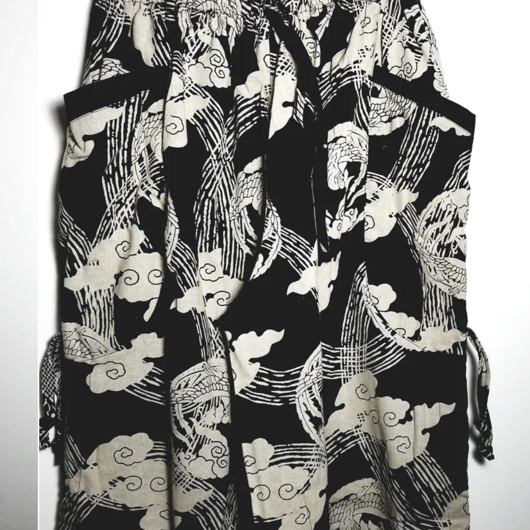 Comfy Pants - Black Fushichou Phoenix Cloud