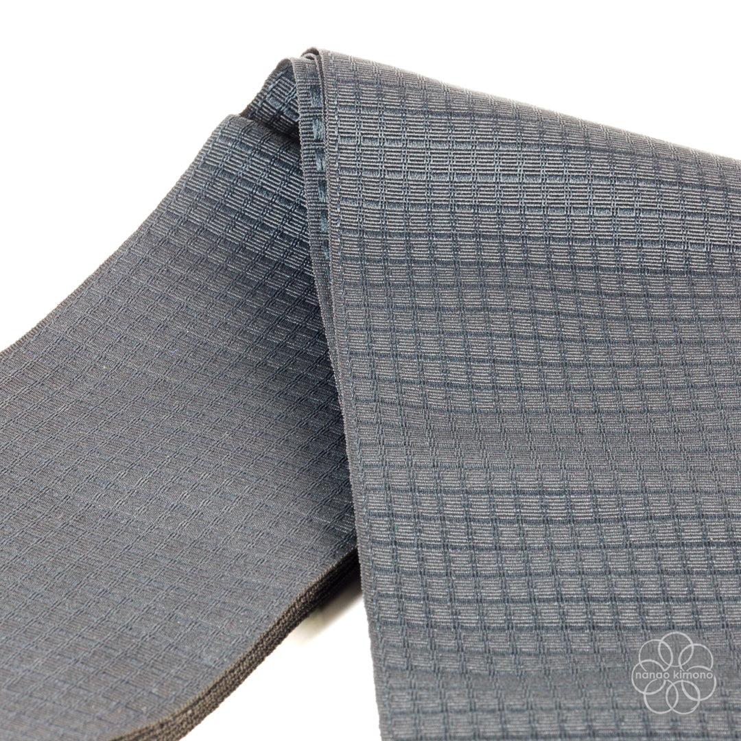 Men's Obi - Black (square-woven)
