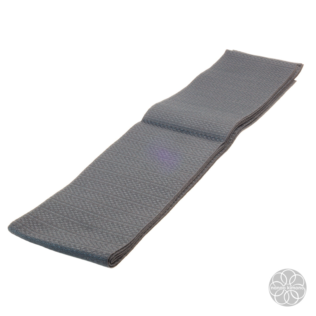 Men's Obi - Black (line-woven)