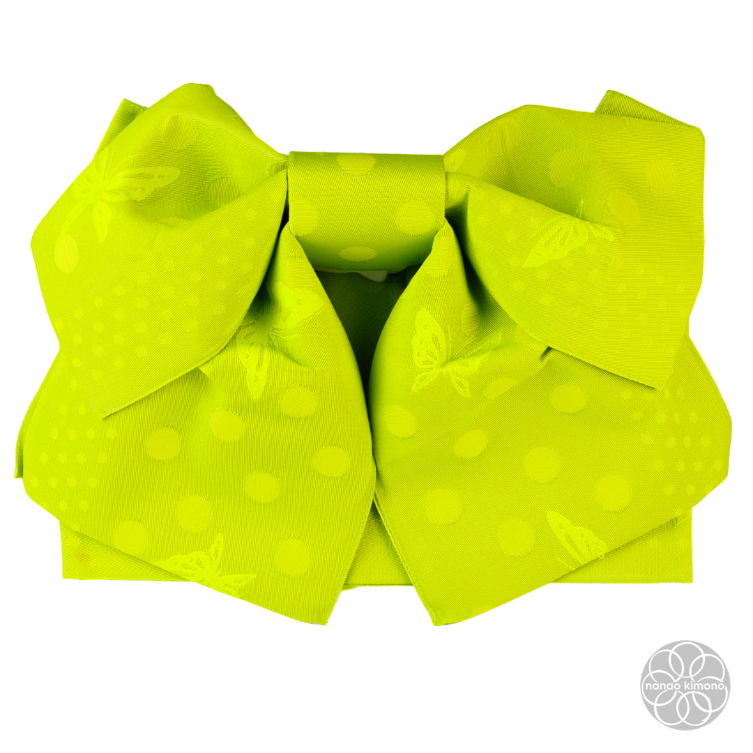 Women's Pre-tied Obi - Lime Green
