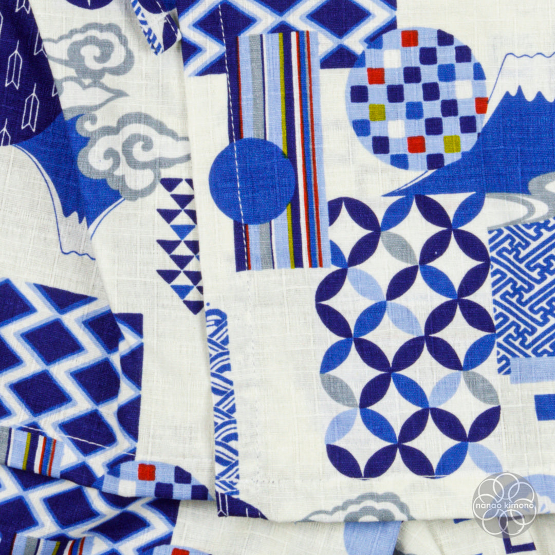 Jinbei - Kids 110cm Mt. Fuji on White