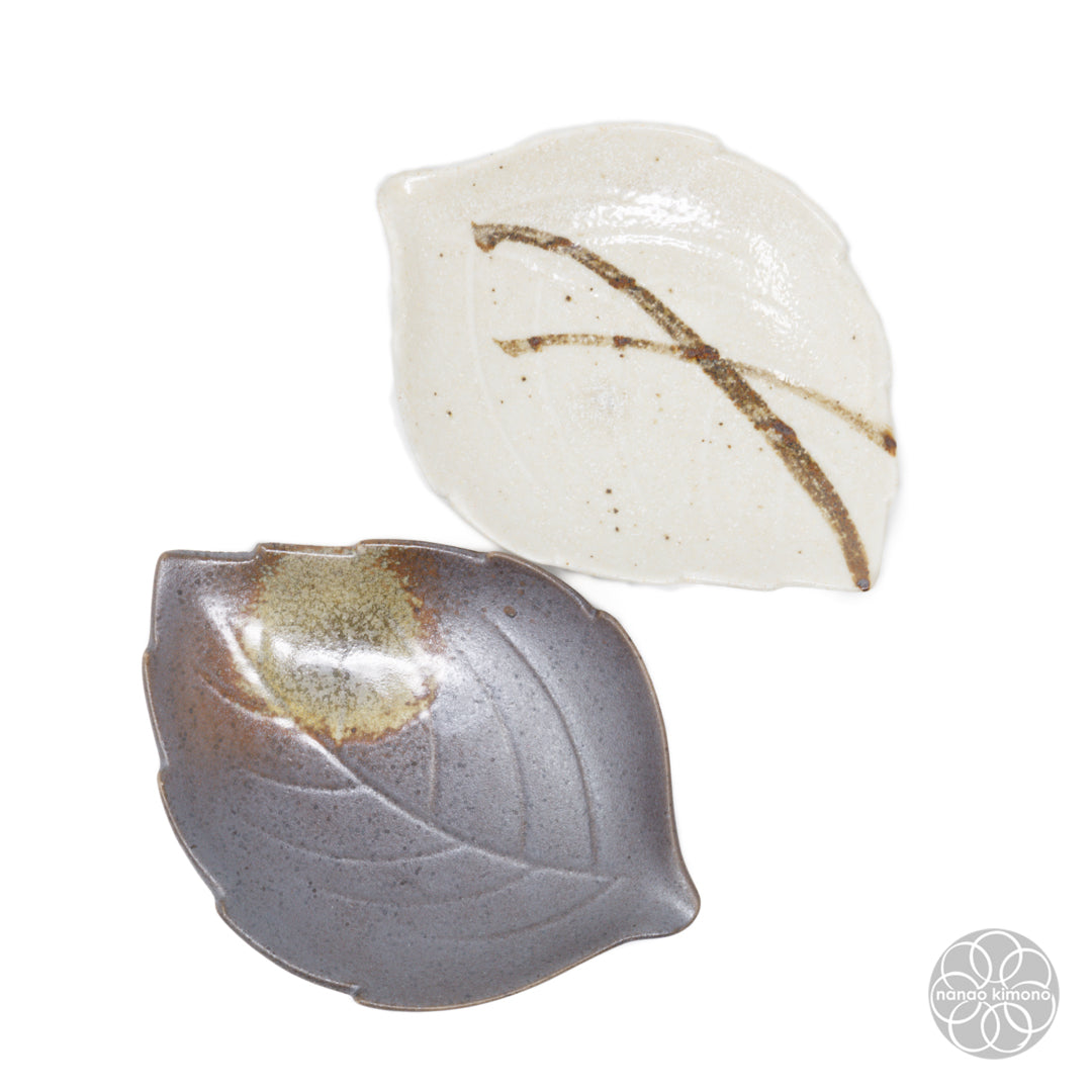 Soy Sauce Dish - Leaf White