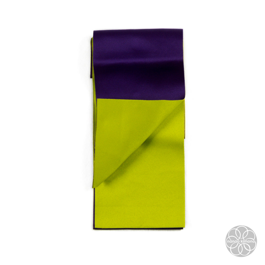 Women's Obi - Reversible Dark Purple & Light Green