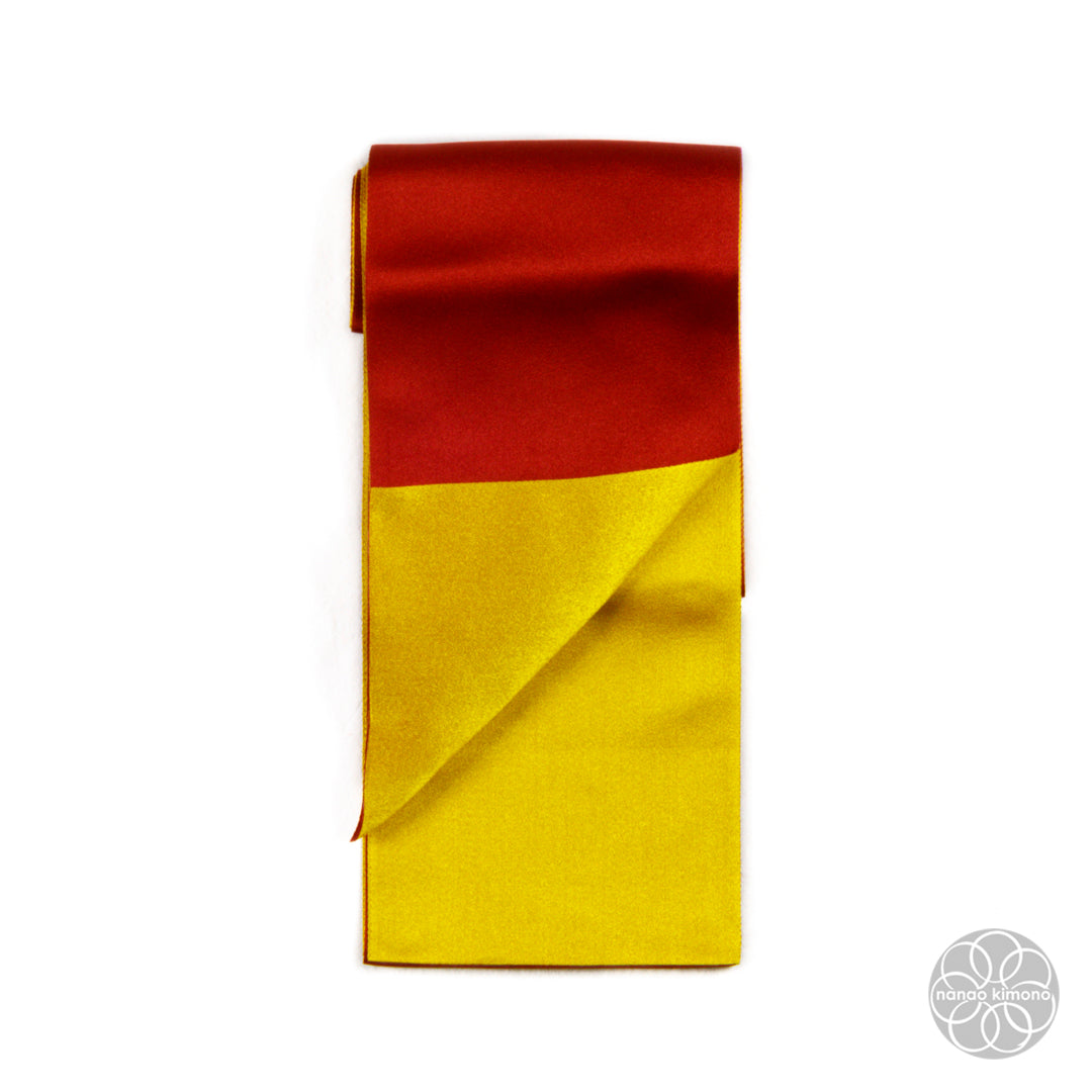 Women's Obi - Reversible Red & Yellow