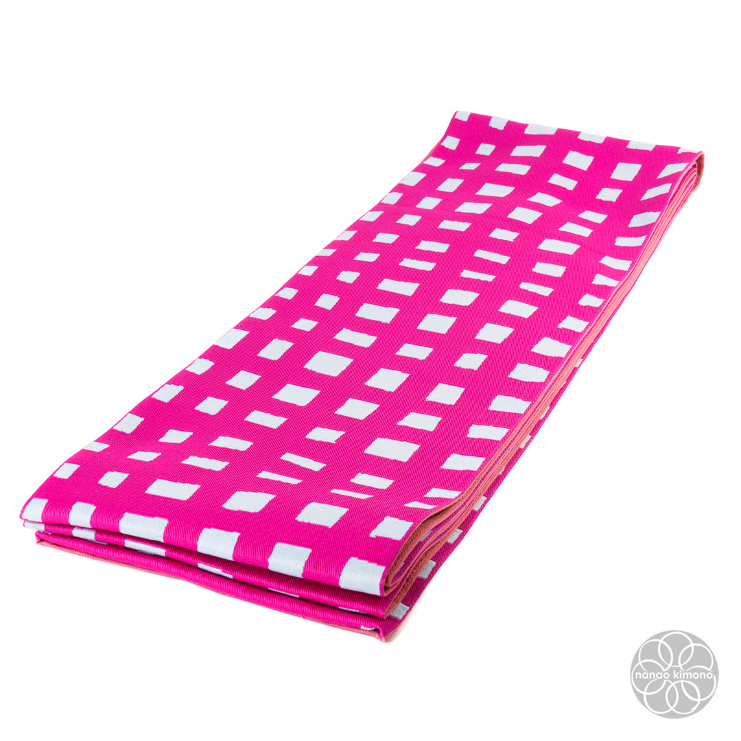 Women's Obi - Reversible Checkered and Roses
