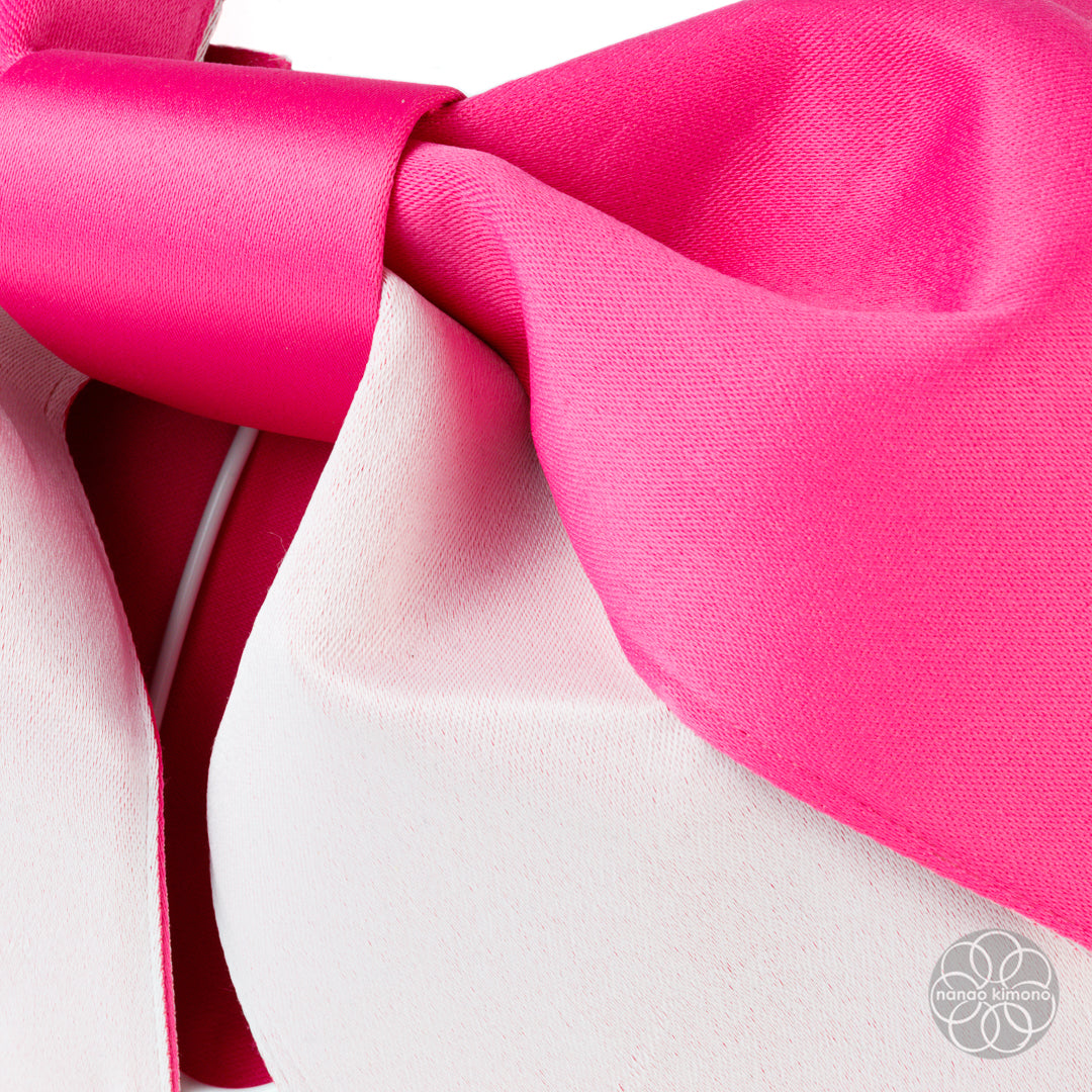 Women's Pre-tied Obi - Pink & White