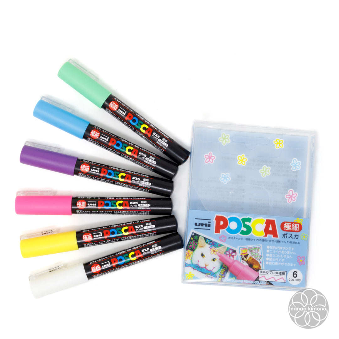 Posca - 6 Colours 0.7mm