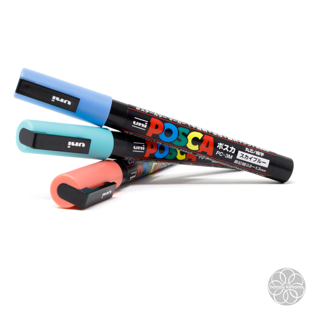 Posca - 7 Pastel Colours 0.9-1.3mm