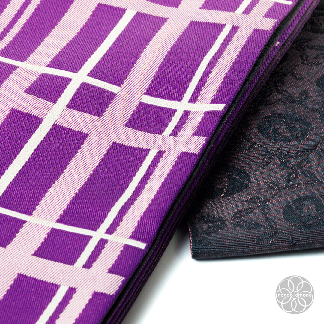 Women's Obi - Reversible Purple