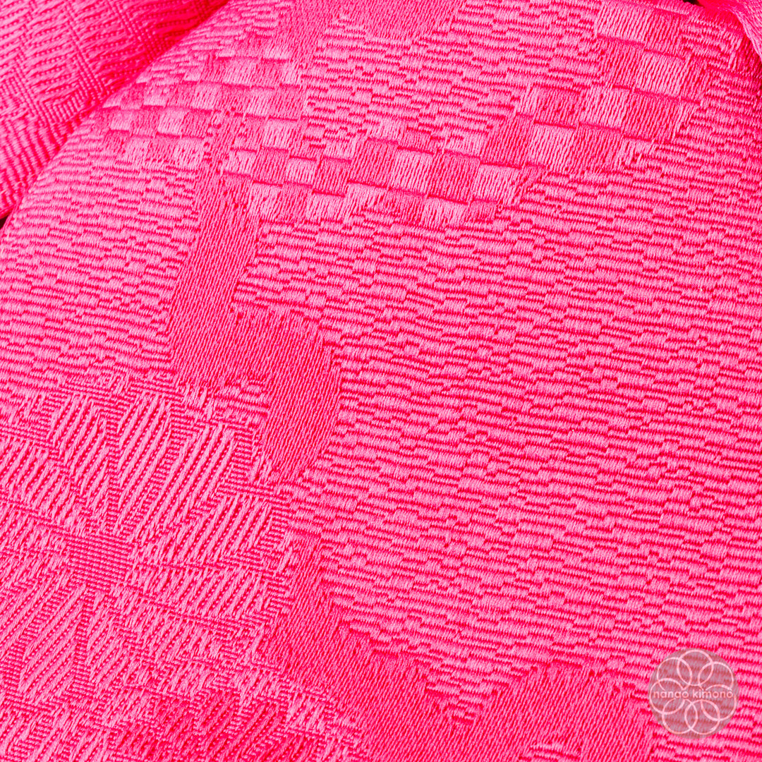 Women's Pre-tied Obi - Dark Pink