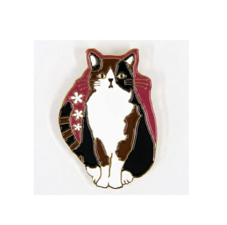 Pin Badge - Sakura Mike Cat