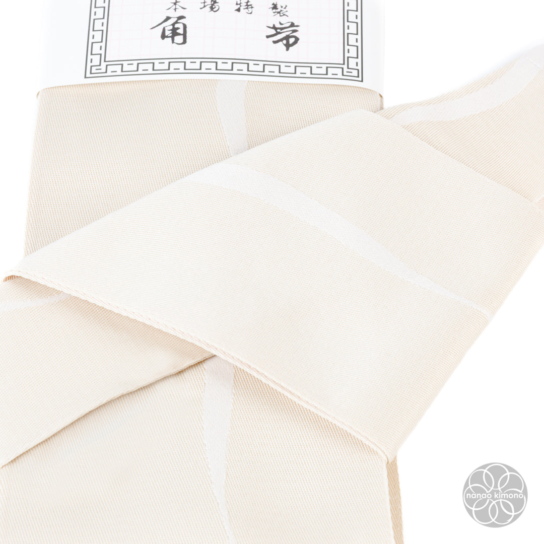 Men's Pre-tied Obi - Beige