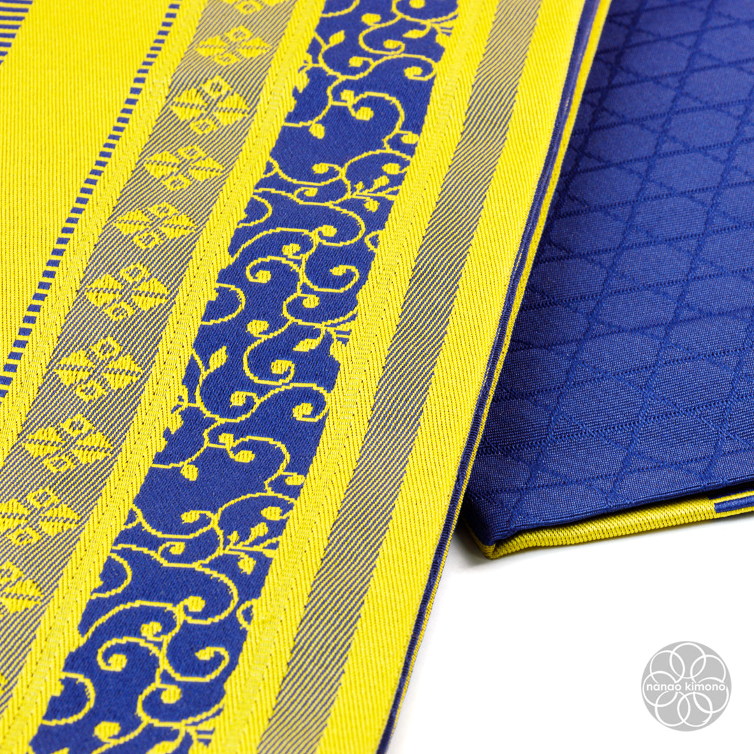 Women's Obi - Reversible Yellow and Blue