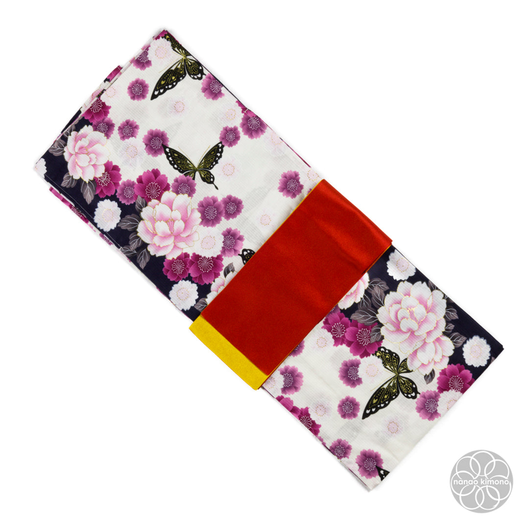 Women's Obi - Reversible Red & Yellow