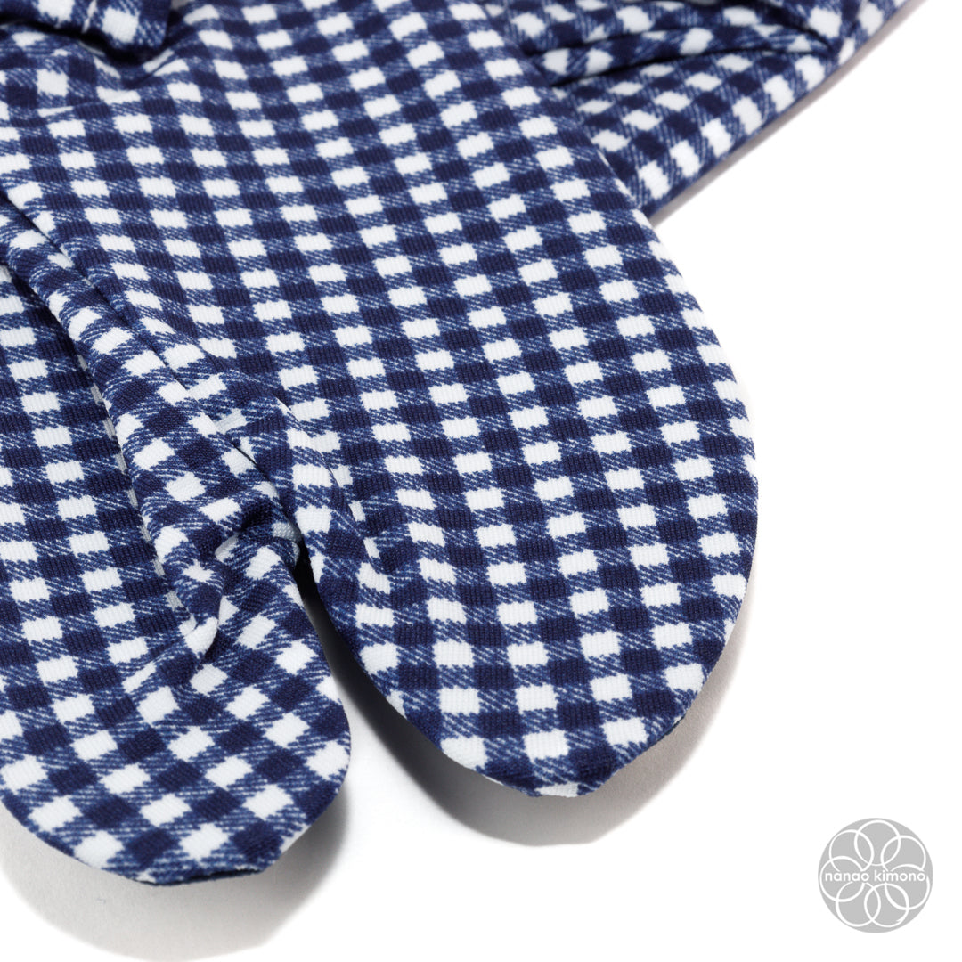 Tabi Socks - Checkered Blue