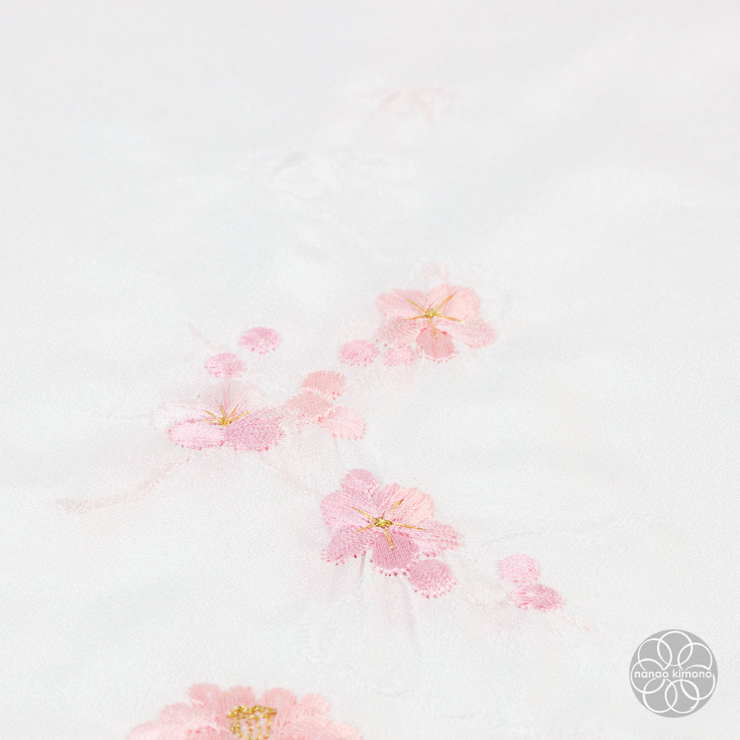 Women's Kimono Accessory - Han-Eri Sakura Pink
