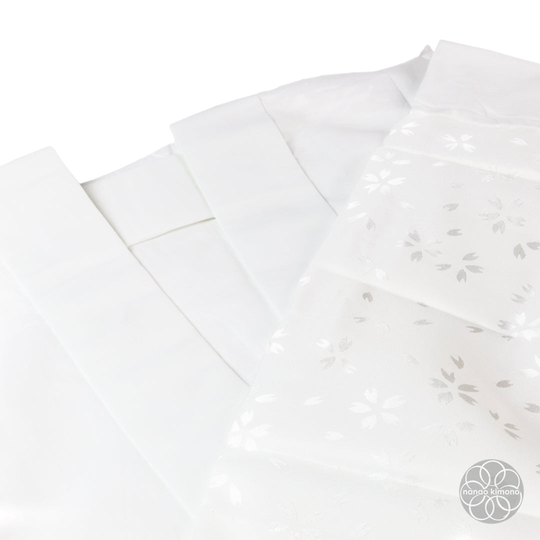 Women's Two-Piece Juban - Sakura on White