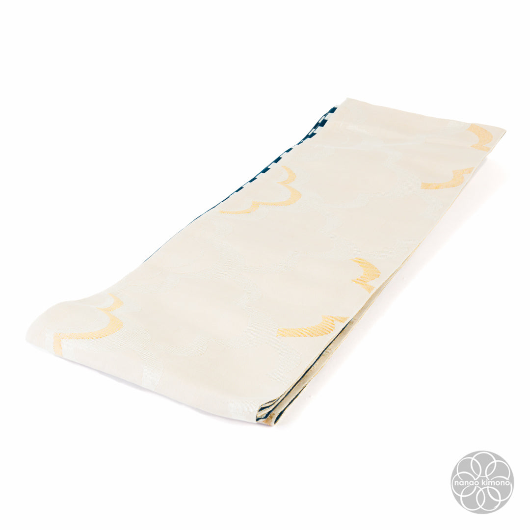Women's Kimono Obi - Blue Cat Reversible