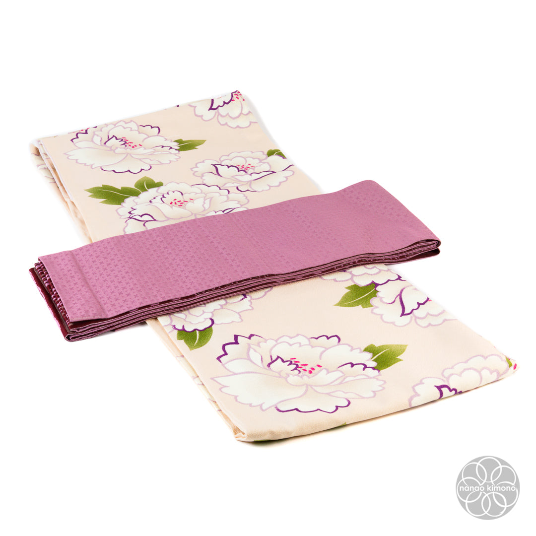 Women's Kimono Obi - Pink & Red