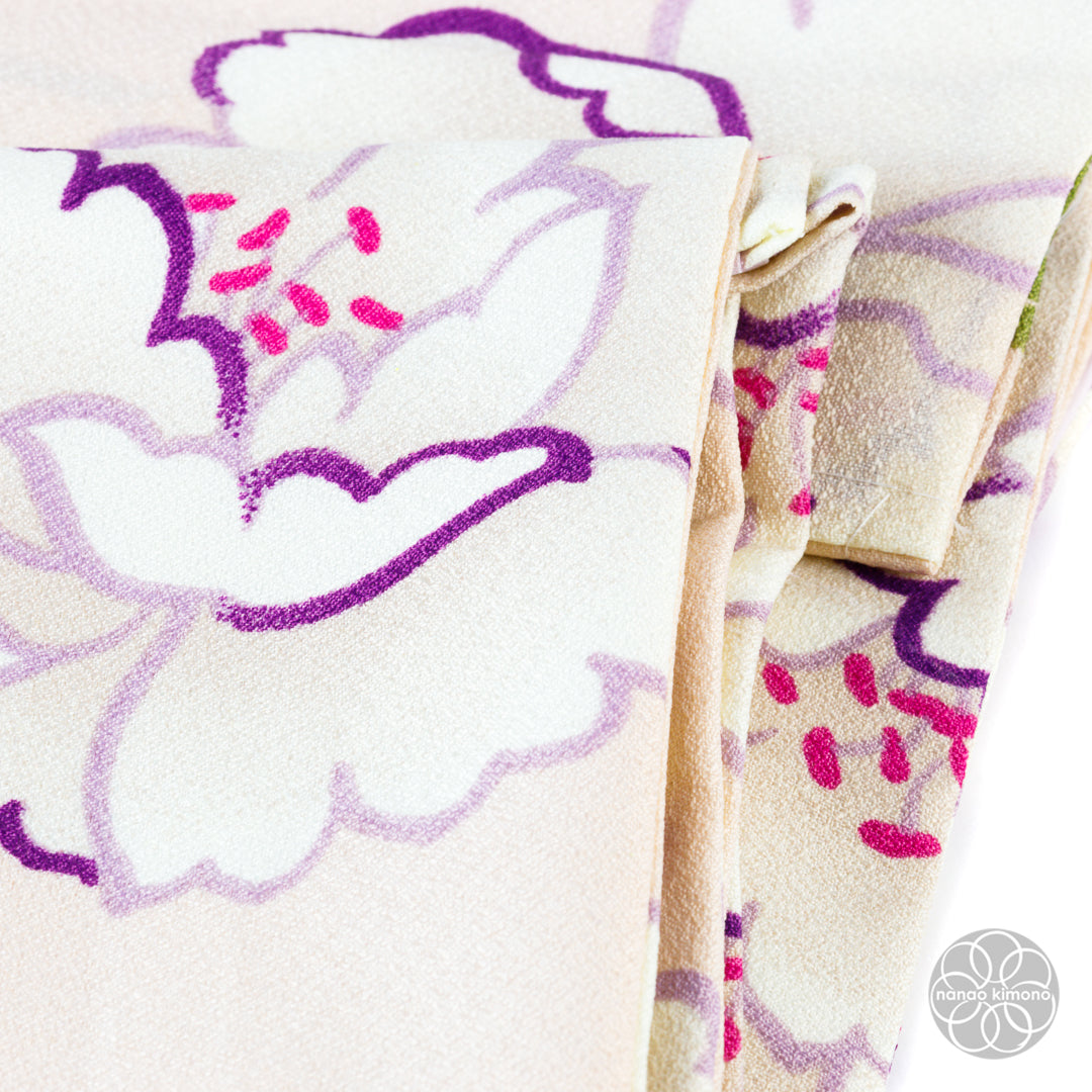 Women's Washable Kimono - Peony