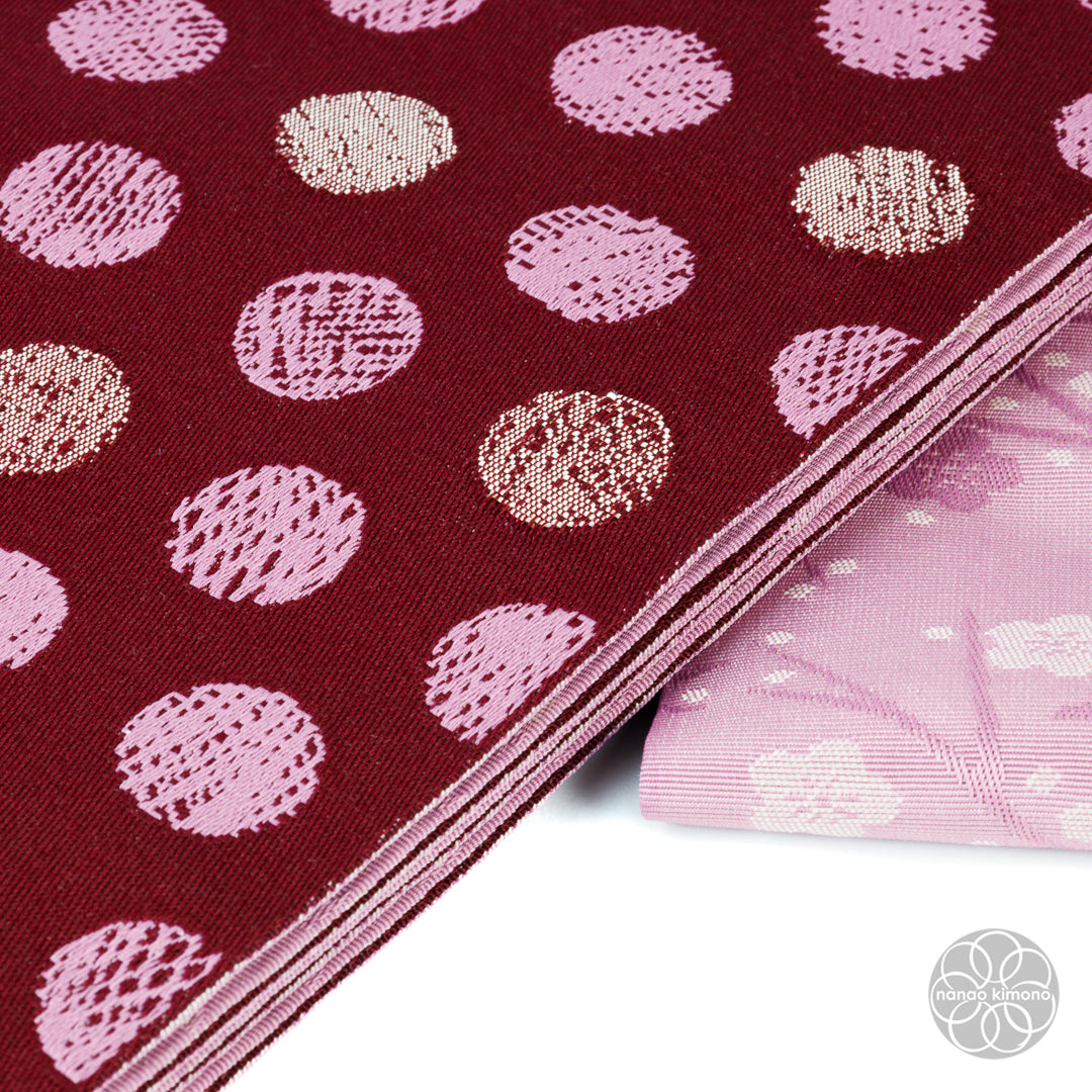 Women's Kimono Obi - Polkadots Reversible