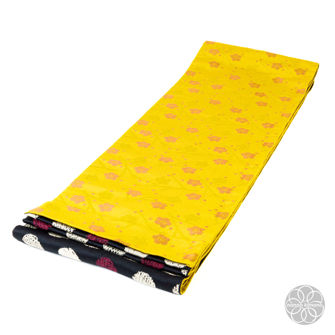 Women's Kimono Obi - Polkadots Reversible