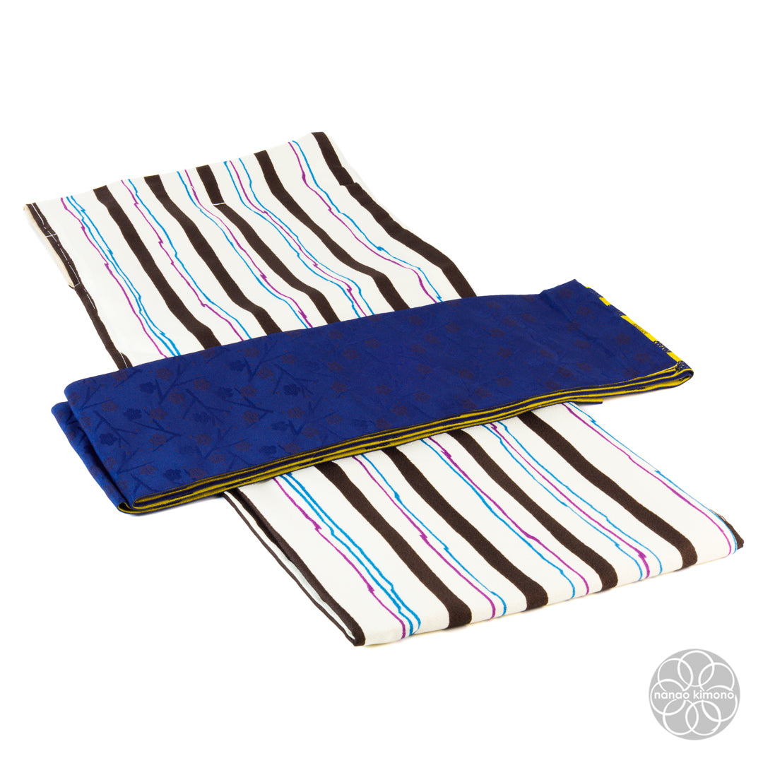 Women's Kimono Obi - Polkadots Reversible