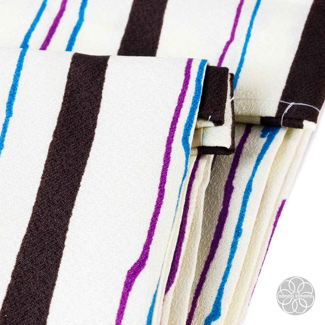 Women's Washable Kimono - Bold Stripes